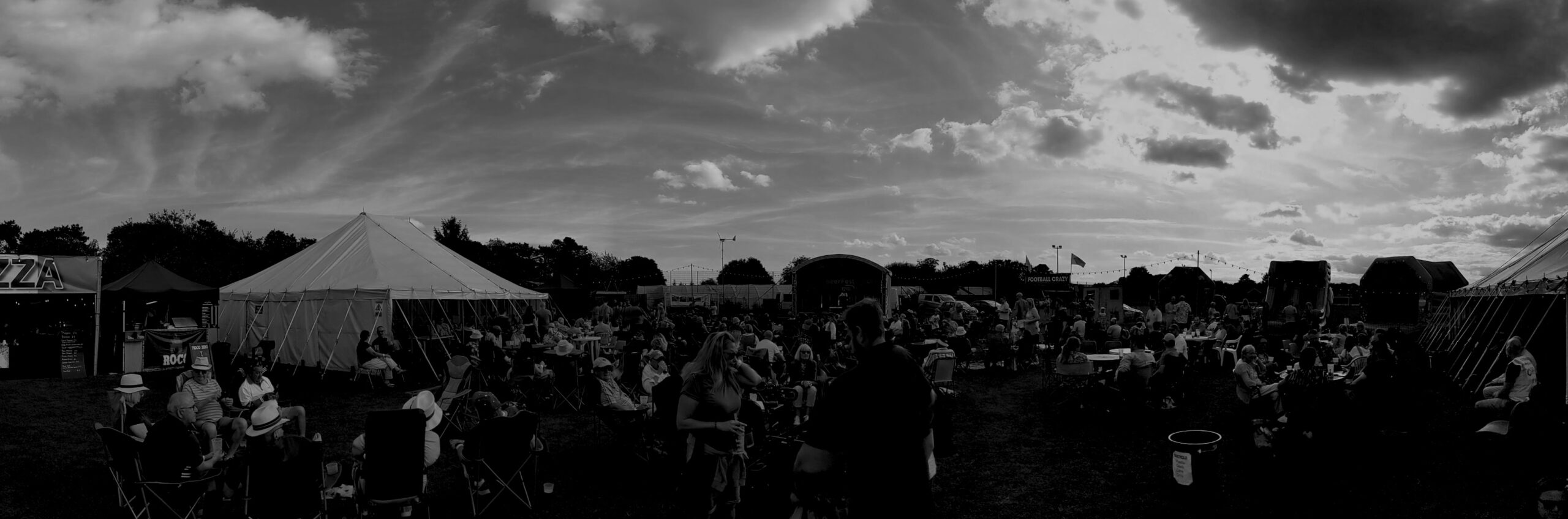 Panorama of Metheringham Beer Festival