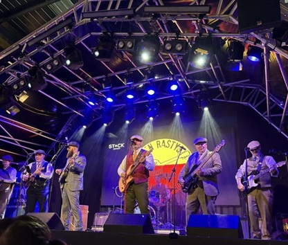 Cap'n Rasty's Skiffle City Rockers performing on stage